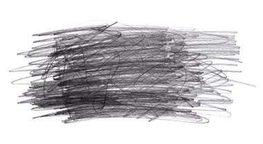 Beyaz arka plan üzerinde izole kalem doodle scribbles
