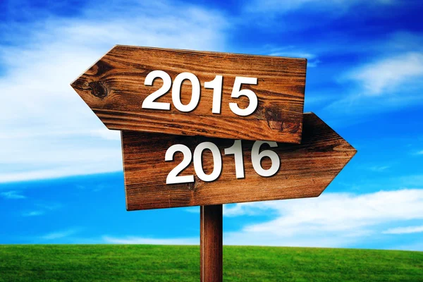 Nieuwjaarsconcept 2016 — Stockfoto