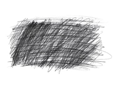 Beyaz arka plan üzerinde izole kalem doodle scribbles