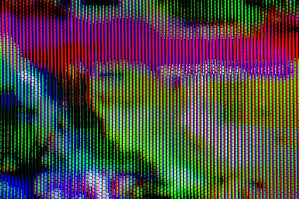 Digitale Tv uitzending glitch — Stockfoto