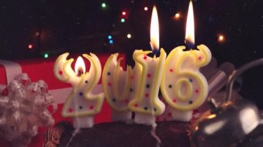 2016 seneler, romantik mum ışığı