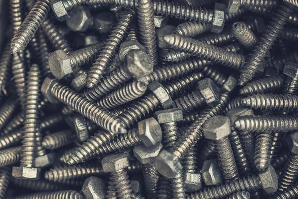 Hex head metal screws for wood — Stock Photo, Image