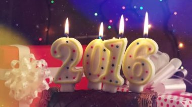 2016 seneler, romantik mum ışığı