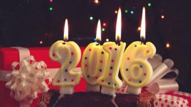 2016 seneler, romantik mum ışığı