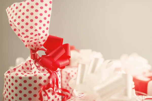 Christmas gifts wrapped — Stock Photo, Image