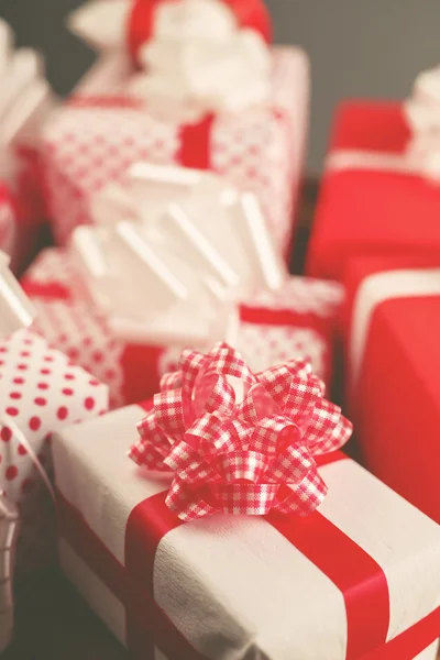 Christmas gifts wrapped — Stock Photo, Image