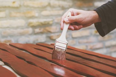 Adam boyama ahşap gözcülerinin karma çit için