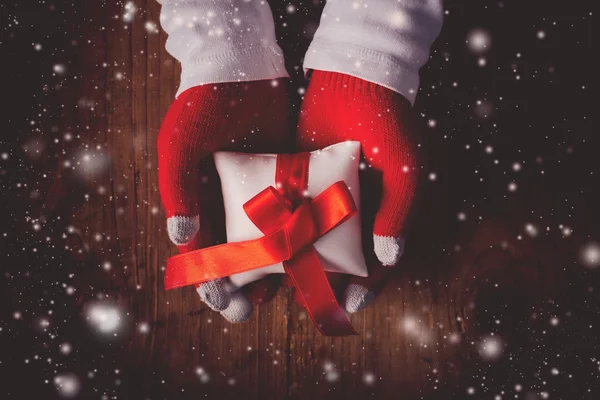 Christmas eve gift — Stockfoto