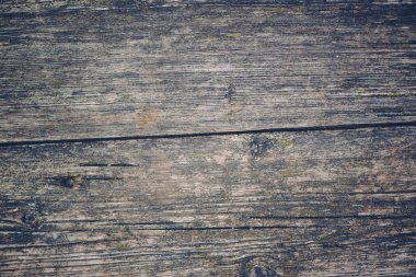 Artık kullanılmayan eski ahşap tahta