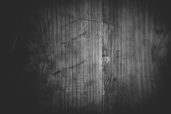 Old black and white wood texture for background — Stock Photo, Image