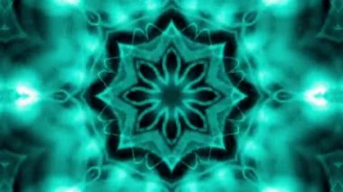 Soyut zümrüt mavikaleyoskopik hareket arka plan