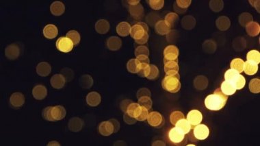 Yanıp sönen led ışık bokeh, tatil dekorasyon
