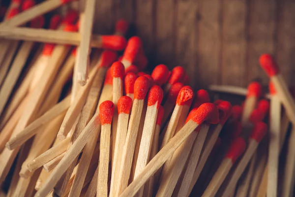 House hold safety matches pile — Stock Photo, Image