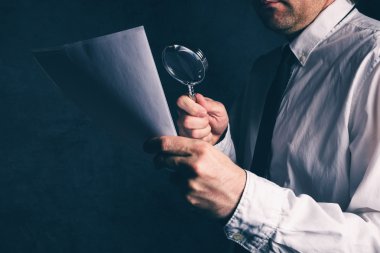 Mali denetim, işadamı devam okuma yapıyor vergi müfettişi