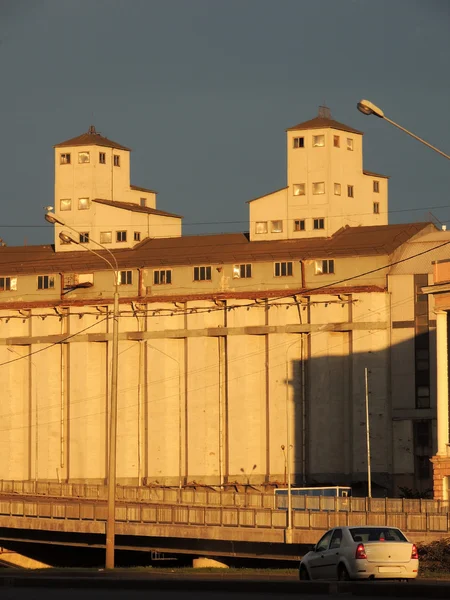 Elevator Stock Company Petersburg warehouses — Stock Photo, Image