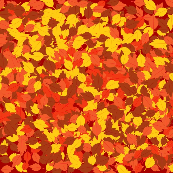 Opadłych liści jesienią tło — Wektor stockowy