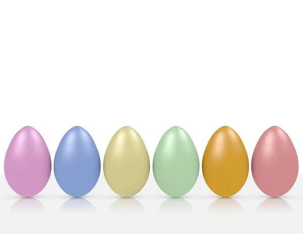 3D Render Easter Egg fundo — Fotografia de Stock