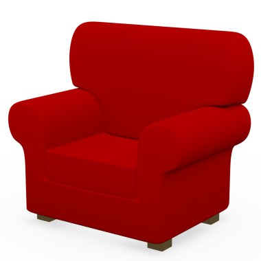 Bir sandalyenin 3D görüntüsü