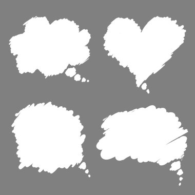 comic speech bubbles clipart