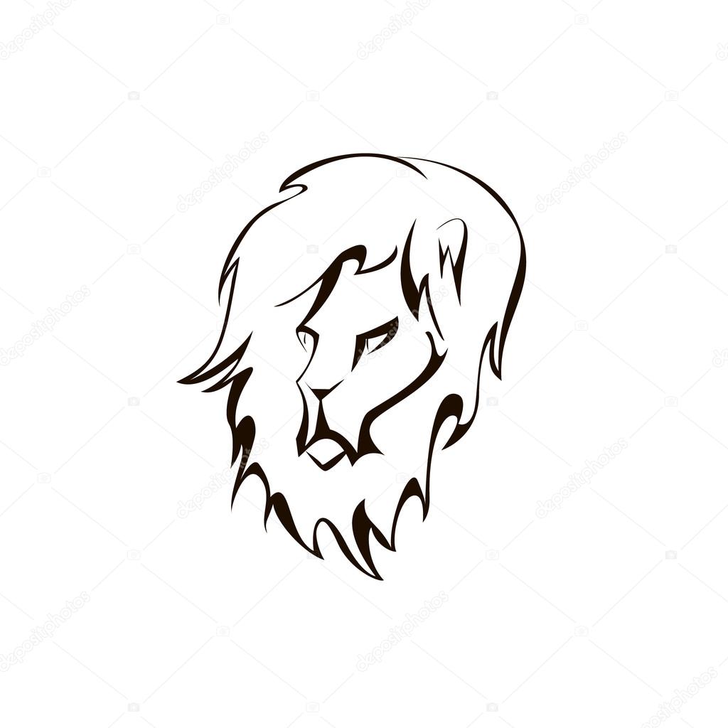 Lion head. Company logo design Stock Vector Image by ©matsiash 104044136