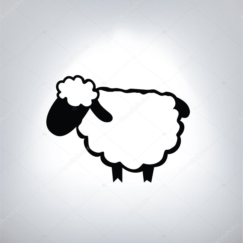 Black silhouette of sheep Stock Vector Image by ©matsiash #54666035
