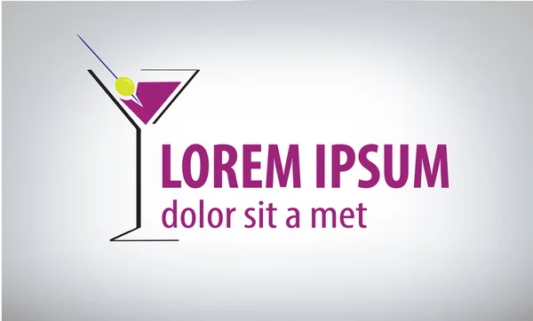 kokteyl cam tasarımı, logo