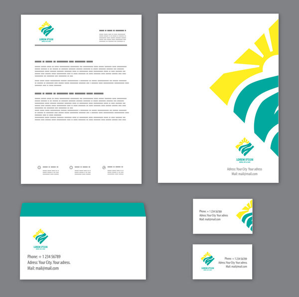 Шаблон фирменного стиля
