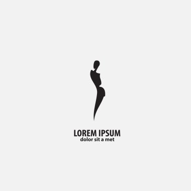 Dükkanı logosu, kız moda