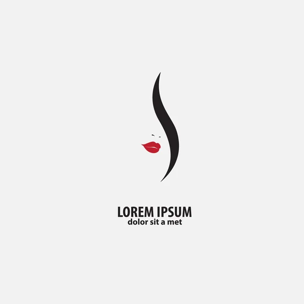 Logotipo de muestra para un salón de belleza, productos — Vector de stock