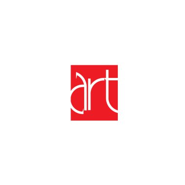 Sanat. Galeri. -logo, afiş, reklam veya Web sitesi için orijinal hat