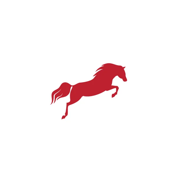 Emblema de salto de caballo . — Vector de stock