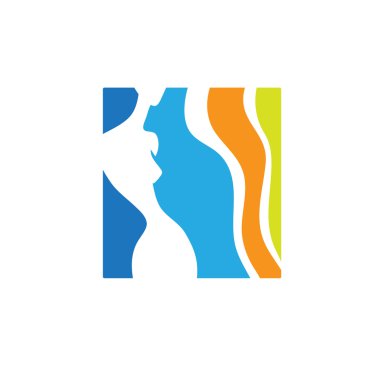 Güzellik logo şablonu