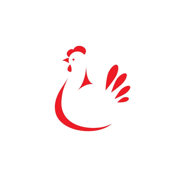 Logo del pollo — Vettoriale Stock