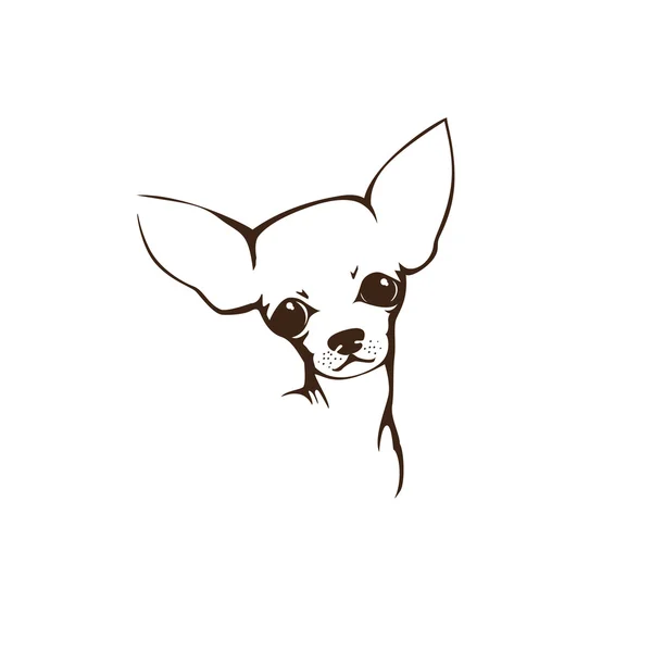 Chihuahua chien - illustration vectorielle — Image vectorielle