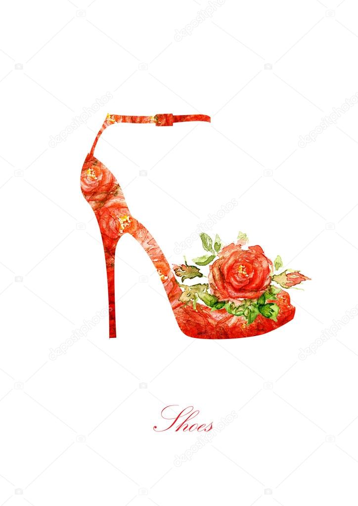 5ab5b1 Silhouette D'un Femmes Chaussures De qa46U