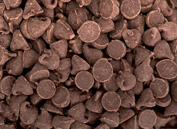Chocolate chips for baking - background — Stock Photo, Image