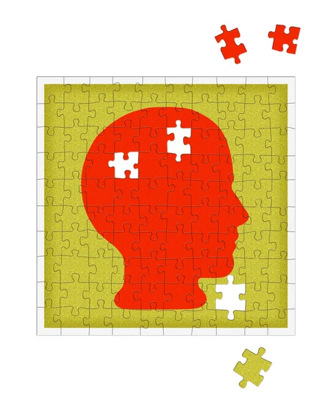 Psychologie Metapher - psychische Störung, Psychiatrie usw. — Stockfoto