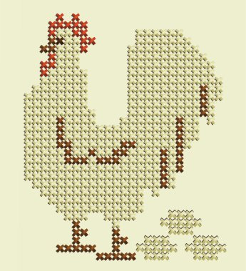 Paskalya çapraz nakış