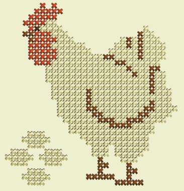 Paskalya çapraz nakış