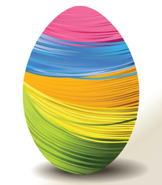 Handcraft Easter egg — Stock Vector