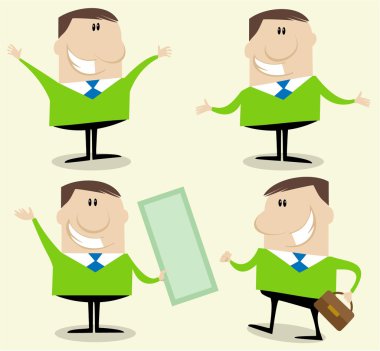 İşadamı danışman karakter