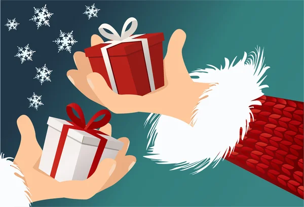 Christmas gifts — Stock Vector