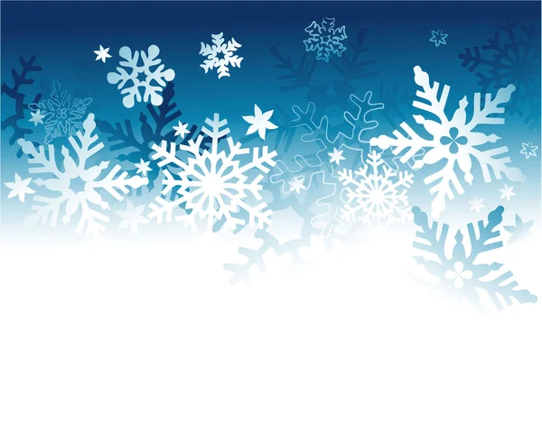 Winter snow background — Stock Vector