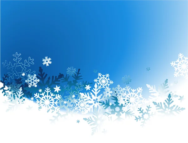 Invierno nieve fondo — Vector de stock