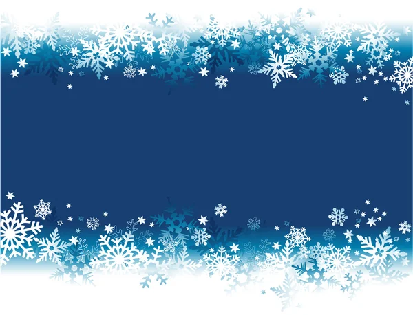 Winter Schnee Hintergrund — Stockvektor