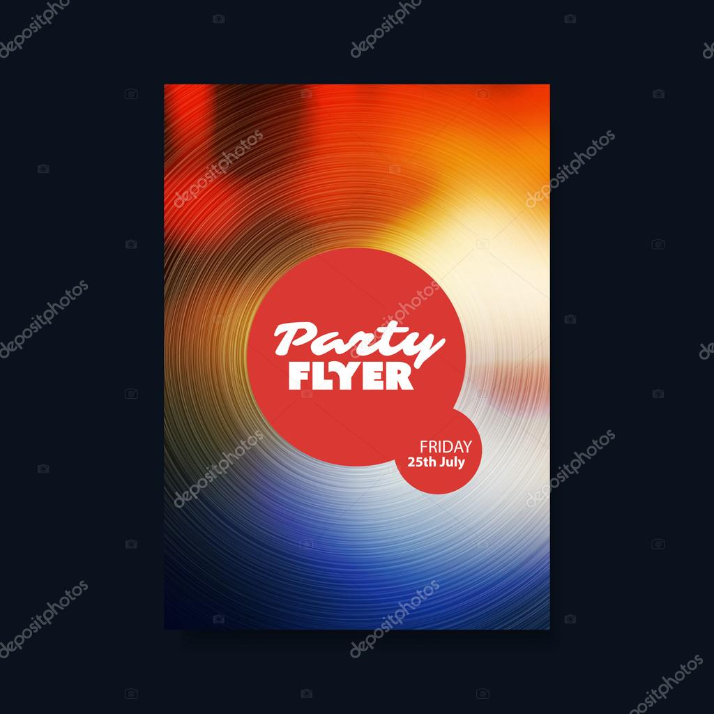 Abstract Colorful Party Flyer Background Or Book Cover Billboard Poster Brochure Or Invitation Template Creative Design Illustration In Vector Format Premium Vector In Adobe Illustrator Ai Ai Format