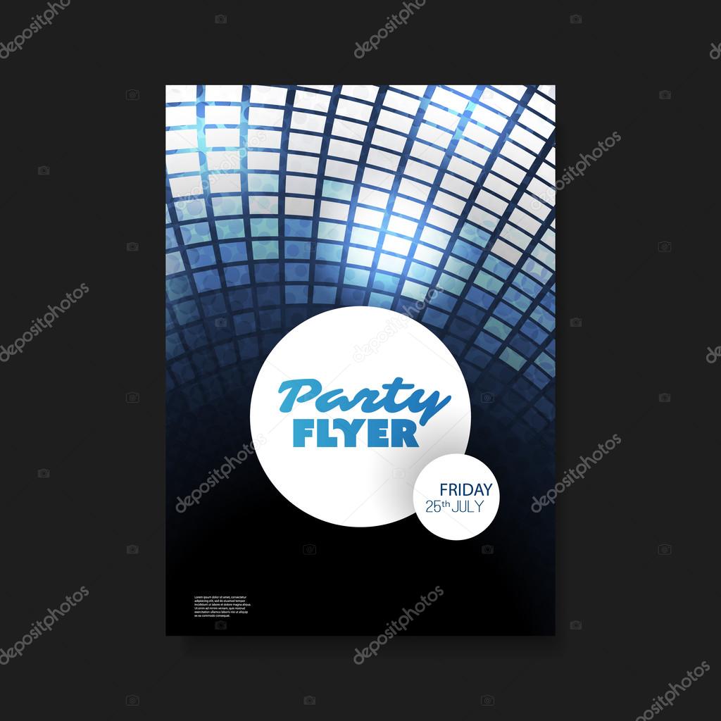 party flyers background
