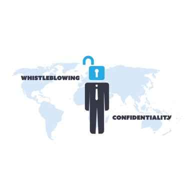 Whistleblowing ve gizlilik sorunu - Panama kağıtları konsept tasarımı