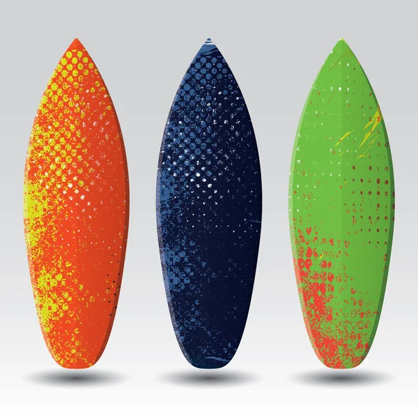Modelli di progettazione di vettore Surfboard — Vettoriale Stock