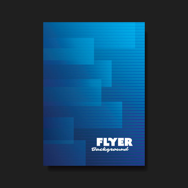Flyer or Cover Design with Abstract Background